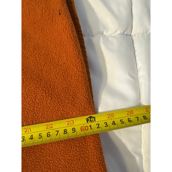 Texas Longhorns Fleece Throw Blanket Burnt Orange Embroidered Logo 48x56 - Picture 3 of 5